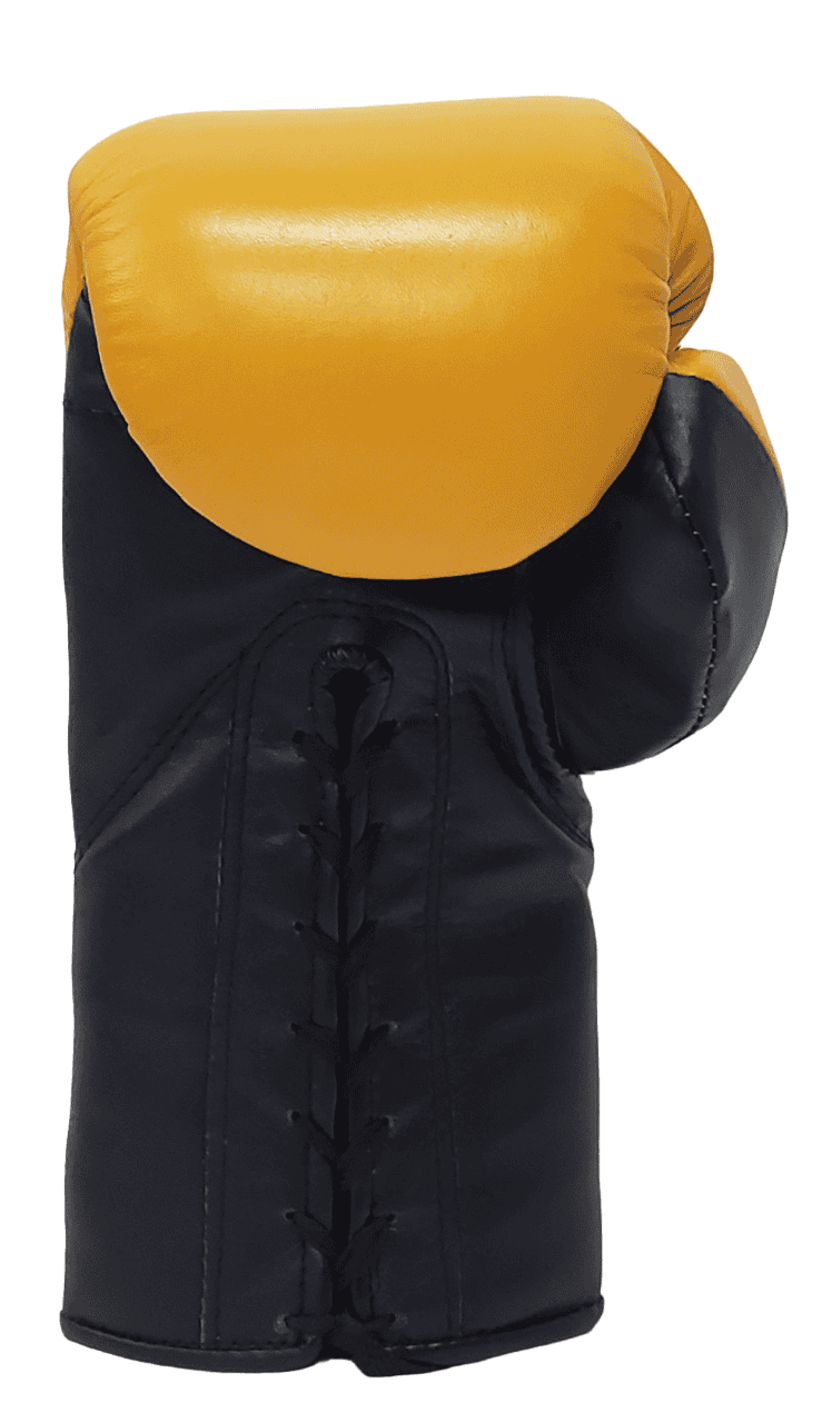 Guante de Boxeo Cordón Amarillo/Negro - Imagen 3
