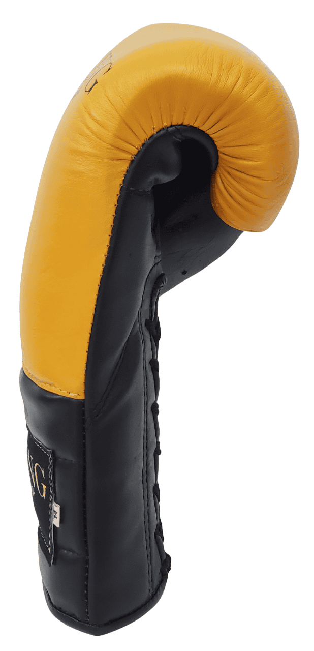 Guante de Boxeo Cordón Amarillo/Negro - Imagen 4